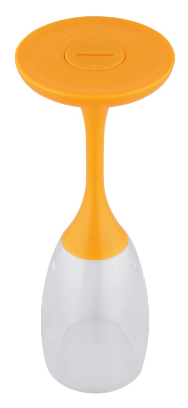 28076-2 GLOBO COEN Sada svietiace poháre na víno, prosecco 2x LED 0,06W 2xCR2032