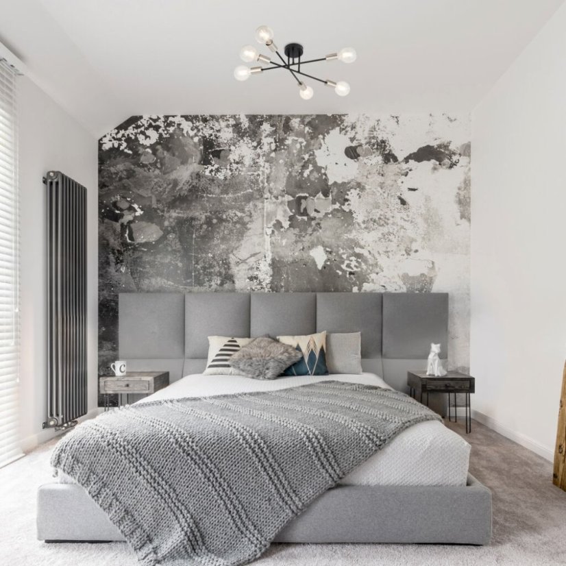 RABALUX 71026 Branwen stropní svítidlo 6xE27 D570mm matná černá, saténový chrom