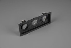 TRIO 651600332 KENAI zápustné bodové svítidlo výklopné 3xGU10 matná černá