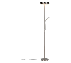 Stojací lampa LED 3000 / 4000 / 6500K nikel matný IP20 TRIO Reality PALERMO R45741107