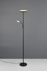 TRIO Reality R47842132 SPECTER stojacia lampa v1780mm SMD LED 17W/1900lm 2700+4000+6500K čierna matná