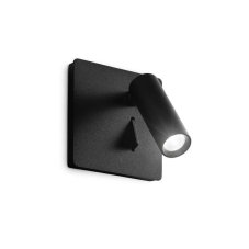 IdealLux 250113 LITE AP nástenné LED bodové svietidlo (spot) 3W 130lm 3000K IP20 čierna