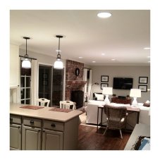 LED2 2182531 SLIM-R, M okrúhle zápustné bodové svietidlo 170mm 15W/1200lm 3000K IP43 biela