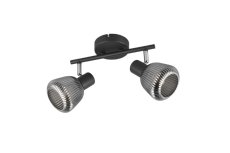 TRIO 862800232 TARIFA stropné bodové svietidlo/spot 2xE14 čierna matná