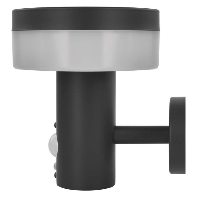 EMOS ZGJ044S TERION solární venkovní nástěnné svítidlo LED 147 × 125 × 146 2W 200lm 3000K IP44 se senzorem antracit