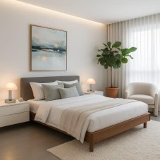 TRIO FYNN T599100106 - elegantní dotyková lampička v ložnici na nočních stolcích