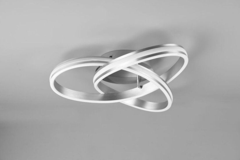 TRIO 626210107 NURIA/YARA stropní svítidlo LED D590mm 58W/7000lm 2300+3000+4000K matný nikl, switchdimmer