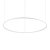 Ideal Lux 285078 ORACLE SLIM závěsné svítidlo LED D1500mm 89W/5720lm 4000K bílá