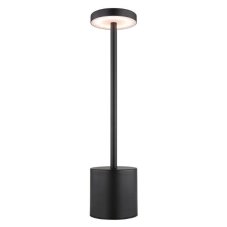 GLOBO 21019B POLINA dotyková stolní lampička V340mm LED 1,2W/138lm 2000+7000+3500K černá, bílá, včetně baterie CR18650 1200mAh, USB kabel