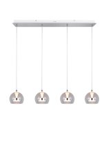 TRIO 331610406 FLYNT závesné svietidlo SMD LED 48W/880lm 2300+3000+4000K chrómová, switchdimmer