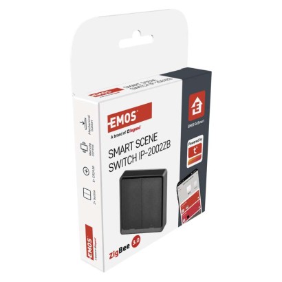 EMOS H5015 GoSmart Přenosný 2-tlačítkový ovladač scén černá