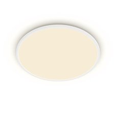 Philips 8719514417953 SuperSlim venkovní stropní svítidlo LED 15W/1300lm 2700K IP54 bílá SceneSwitch