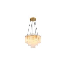 Závěsné svítidlo 5x E27 zlatá, opálová IP20 GLOBO lighting GORLEY 15698H1M