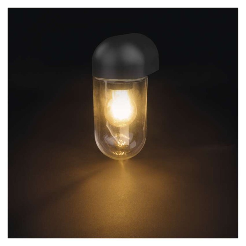 EMOS ZGG010P CASSIA venkovní nástěnné svítidlo E27 126 × 95 × 222  IP44 antracit