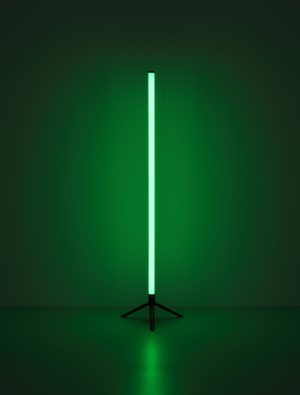 GLOBO 28062 ROCKY dekorační osvětlení - stojací lampa V1130mm LED 7 RGB černá, dúhový efekt, USB Cable incl., dálkový ovladač