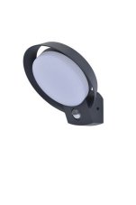 LUTEC 5205702118 POLO exteriérové nástenné svietidlo LED 16W 1100lm 3000K IP54 tmavá šedá so senzorom
