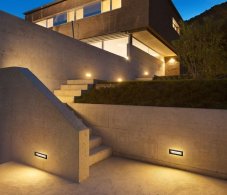 ITALUX ONFL-0352-3K Erba venkovní zápustné svítidlo do zdi LED 5W/360lm 3000K IP65 černá