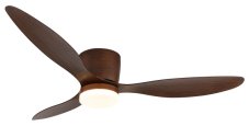 GLOBO 03666H ARMANDO stropní ventilátor se světlem D1315mm LED 20W 2460/1450lm 3000-6500K hnědá, časovač, dálkový ovladač