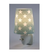 DALBER D-81215H Stars Green zelené LED Nočné svetlo 1xE14