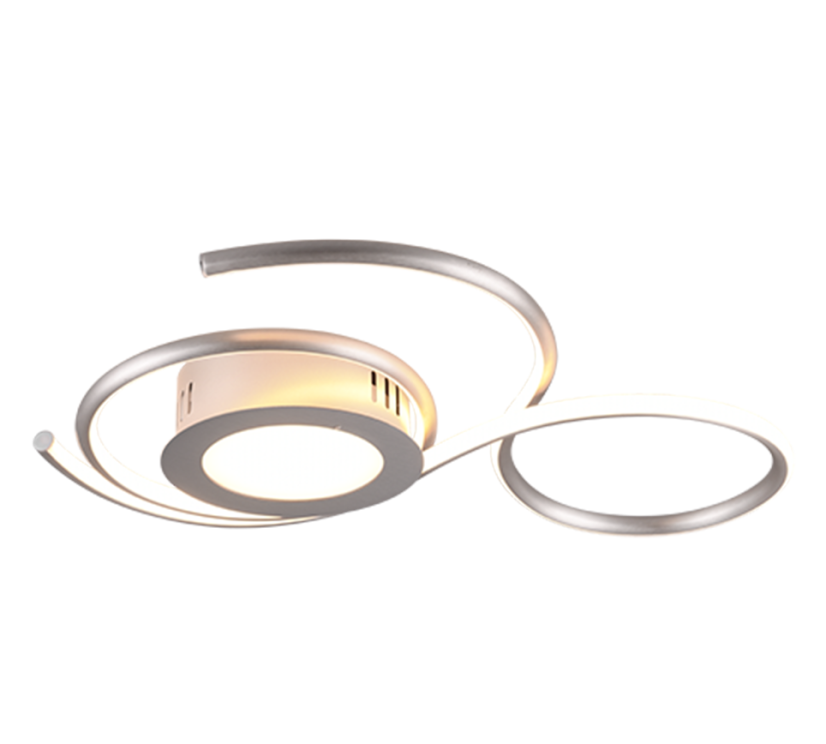 TRIO 623410207 JIVE stropní svítidlo LED 36W/4300lm 2700 - 6000K matný nikl, stmívatelné, dálkový ovladač