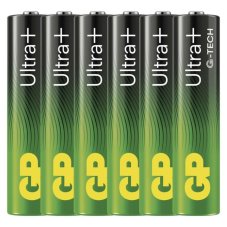 GP B03116 Alkalická batéria GP Ultra Plus LR03 (AAA), 6 ks SET-6ks