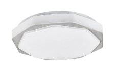 RABALUX 71046 Dettora stropní svítidlo LED D370mm 18W/1150lm 3000+4000+6000K šedá, bílá, stmívatelné, dálkový ovladač