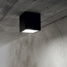 Ideal Lux 251578 TECHO vonkajšie stropné svietidlo 1xGU10 IP54 čierna