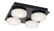 RABALUX 75004 Attichus stropné svietidlo LED 21W/1900lm 4000K IP44 matná čierna, biela