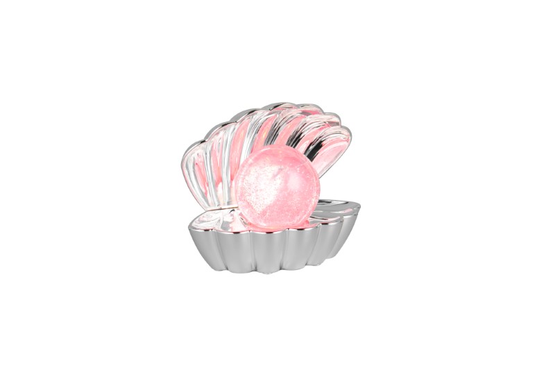 TRIO Reality R57731106 SHELLY dekoračná stolná lampička v140mm SMD LED 0,8W/15lm RGB chrómová