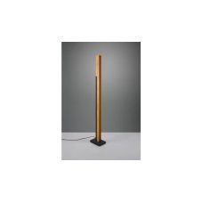 TRIO 441610132 KERALA dotyková stojací lampa SMD LED V1200mm 16W/1950lm 3000K černá matná, drěvo