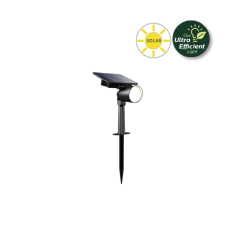 Philips 8720169362246 Ashlyn solární zapichovacie svítidlo/reflektor LED V187mm + hrot203mm 1,4W/150lm 2700K IP44 černá