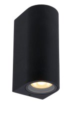 LUCIDE 69801/02/30 ZARO venkovní nástěnné svítidlo GU10 2x35W IP44 černá