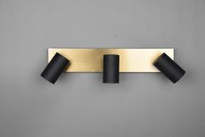 TRIO 802400380 MARLEY stropní bodové svítidlo/spot 3xGU10 černá, zlatá