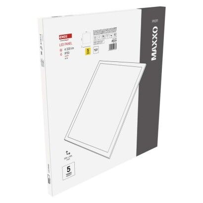 Emos ZB1214 LED MAXXO stropní vestavný panel čtverec 595 × 595 × 10 mm 36W 4320lm 4000K bílá