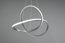 TRIO Reality R32051407 COURSE závěsné svítidlo SMD LED 27,5W/3150lm 4000K matný nikl, bílá, switchdimmer