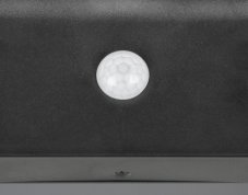 TRIO Reality R24696132 ATICO solárne nástenné svietidlo so senzorom SMD LED 8W/850lm 4000K IP44 čierna matná, hybrid