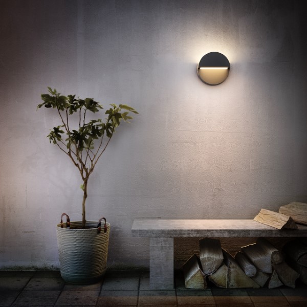 Philips 8720169351257 UltraEfficient Valor venkovní nástěnné svítidlo efektné LED 4,3W/800lm 2700K IP44 antracitová