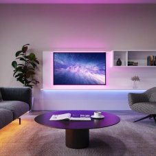 TRIO Reality R65555102 RACER LED pásek 5000mm 15W/1250lm 3000K RGBW černá, stmívatelné, dálkový ovladač