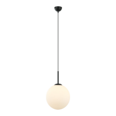 ITALUX PND-5578-1L-BK Deore závesné svietidlo 1xE27 D300mm čierna, biela
