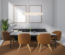 LED závesné svietidlo 1600 lm 3000K kávová ITALUX Casel PND-57882-32W-3K