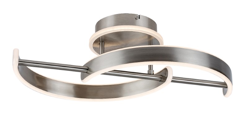 RABALUX 71052 Jarnelle stropní svítidlo LED 30W/2150lm 3000K saténová chromová, bílá