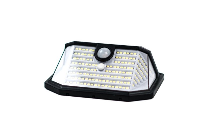 Immax 08486L IMMAX SIDE vonkajšie solárne nástenné svietidlo LED 4W/300lm 6000K, IP65, PIR senzor, čierna