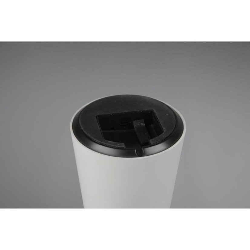 TRIO Reality R52176177 LENNON vonkajšia dekoračná dotyková lampička SMD LED 2W/180lm 3000K IP44 šedá, nabíjateľná batéria, USB