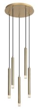 RABALUX 72361 Ramira závesné svietidlo D360mm 5xG9 zlatá, priehľadná