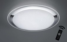 TRIO 675610106 Miko stropní  svítidlo LED 1x95W 9600lm 3000 - 5500K s ovládačem, starlight efekt