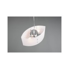 TRIO 312200200 ELISA závěsné svítidlo 2xE27 chrom, bílá