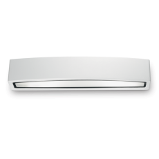 Exteriérové nástenné svietidlo Ideal lux 100364 ANDROMEDA AP2 BIANCO 2xE27 60W IP54 IP54
