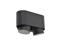 LUTEC 6604003118 CYPRES exteriérové nástěnné svítidlo 2xGU10 IP44 tmavěšedá