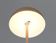 TRIO Reality R54891165 MUNOZ dotyková stolná lampička v210mm SMD LED 1,3W/120lm 3000K kávová