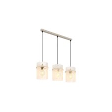 Závěsné svítidlo 3x E27 piesková IP20 GLOBO lighting GORLEY 15698-3HB